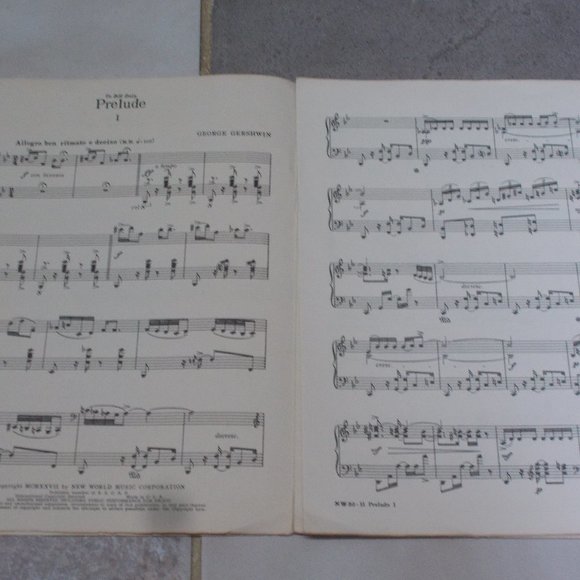 Vintage George Gershwin's preludes for piano - Picture 2 of 2